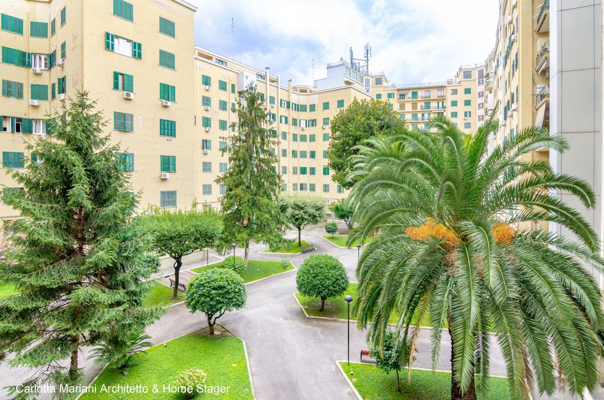 Pineto Garden View Vicino Metro C Appartement