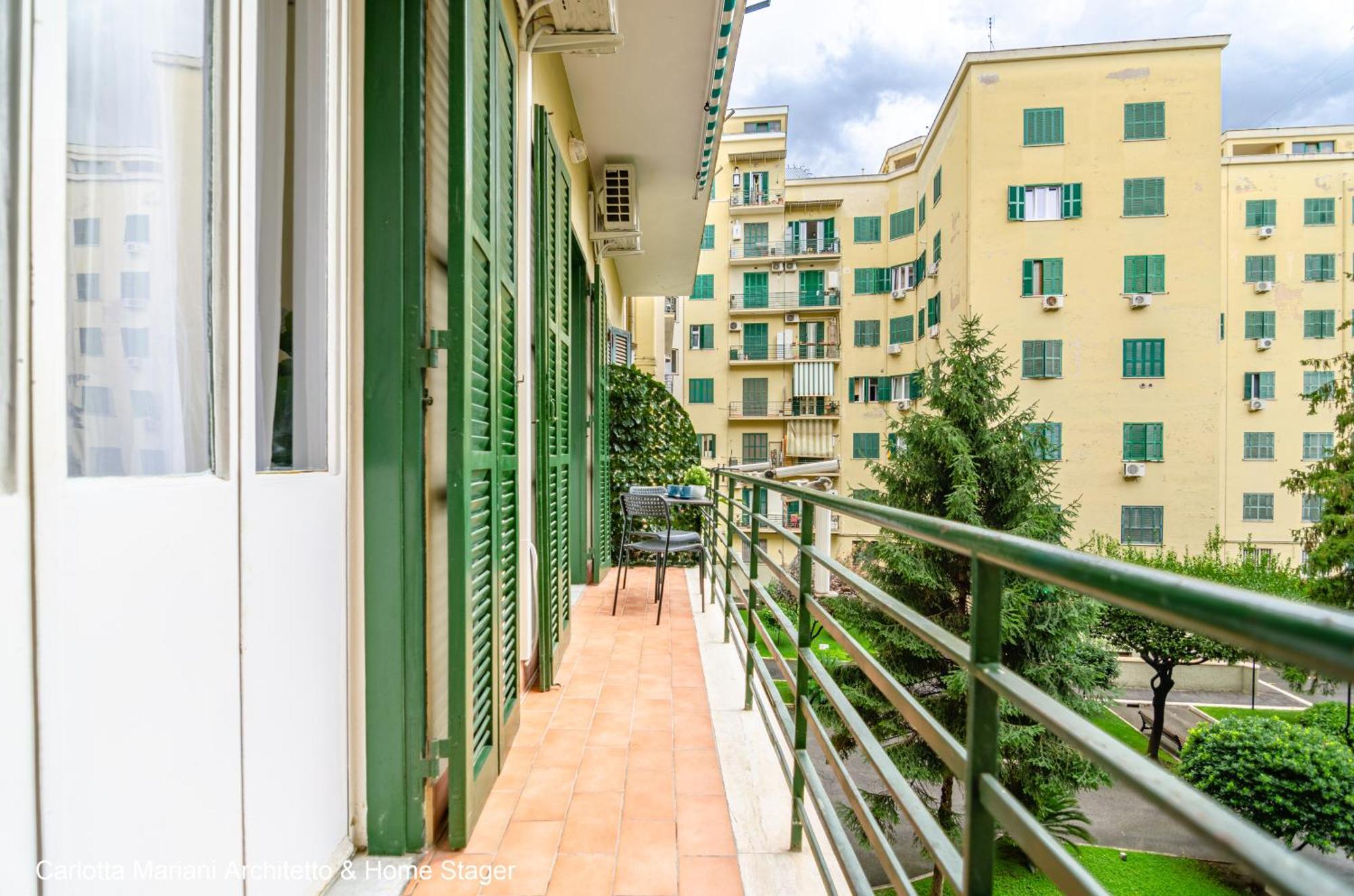Pineto Garden View Vicino Metro C Appartement